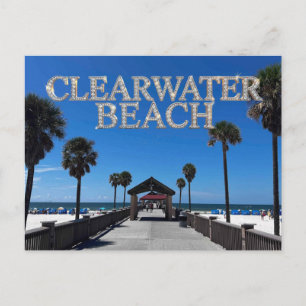 Clearwater Beach Only Postcard