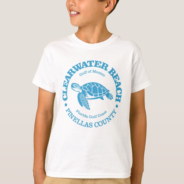 Clearwater Beach (sea turtle) T-Shirt (Front)