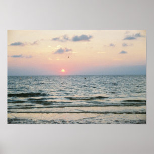 Clearwater Beach Sunset Poster