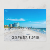 Clearwater Florida Beach Postcard