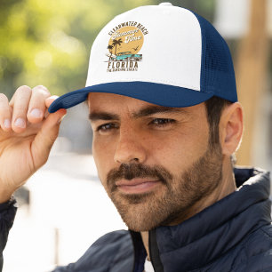 ClearWater Florida Beach Summer Trucker Hat