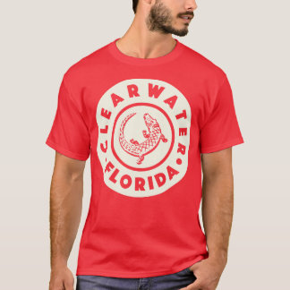 Clearwater Florida Circle Tan T-Shirt