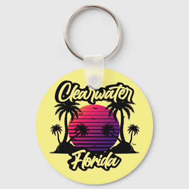 Clearwater Florida Key Ring (Front)