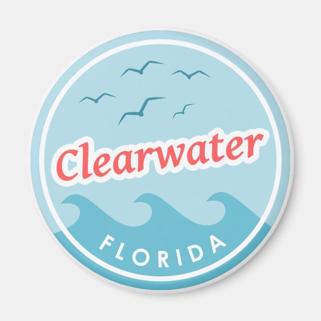Clearwater Florida Magnet (Front)