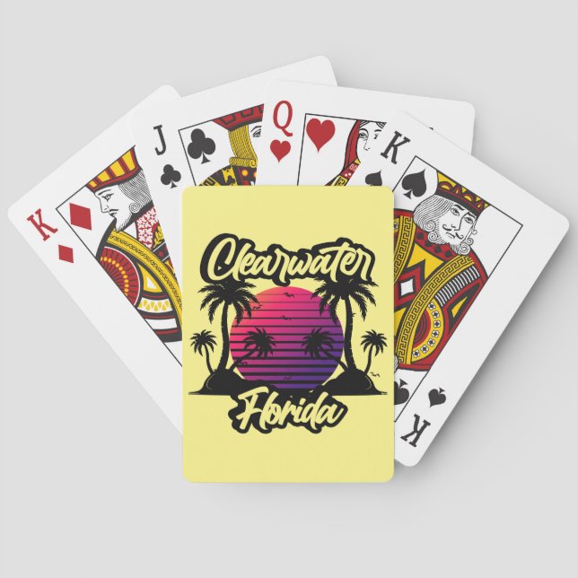 Clearwater Florida Playing Cards (Back)
