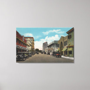 Clearwater, Florida - South View of Ft. Harrison Canvas Print