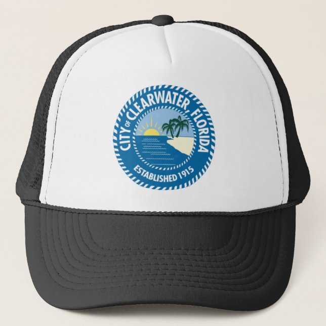 Clearwater Florida Trucker Hat (Front)