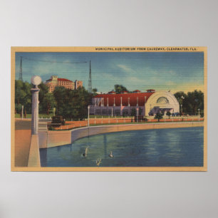 Clearwater, Florida - View of Municipal Poster