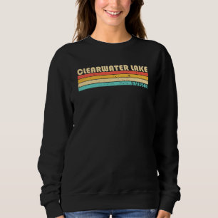 Clearwater Lake Missouri Funny Fishing Camping Sum Sweatshirt