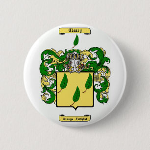 cleary 6 cm round badge