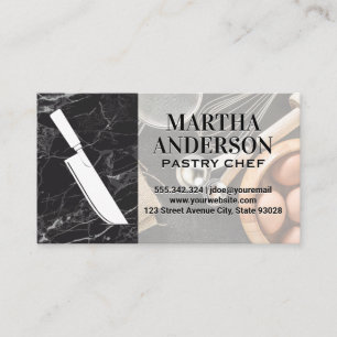 Cleaver Baking Ingredients and Tools Business Card