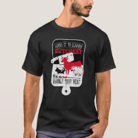 Cleaver Butchery Handle Your Meat Funny Cow Pig Sh