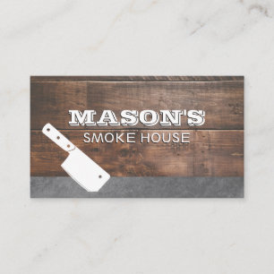 Cleaver   Wood and Slate Business Card