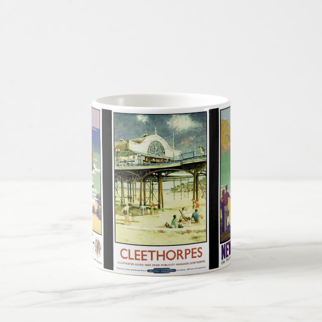 Cleethorpes Newquay and Cornwall  Coffee Mug (Center)