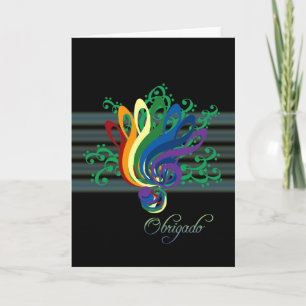 Clef Bouquet Thank You in Portuguese