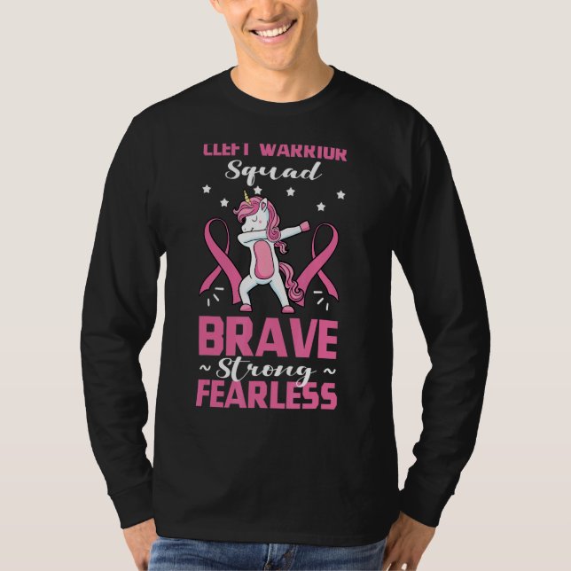 Cleft Lip Warrior Squad Palate Pink Awareness Week T-Shirt (Front)