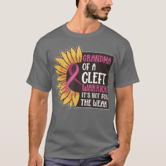 Cleft Palate Lip Grandma Strong Awareness  T-Shirt