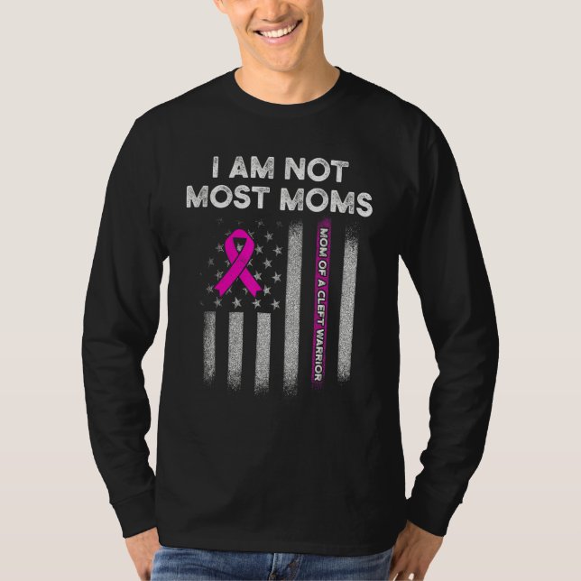 Cleft Palate Lip Most Moms Strong Awareness 1 T-Shirt (Front)