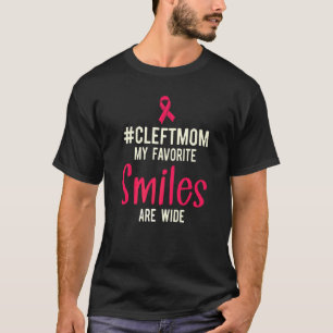 Cleft Palate Lip Mum Smile Strong Awareness   T-Shirt