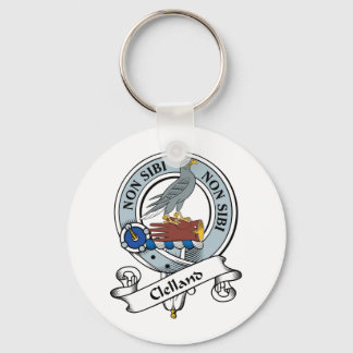 Clelland Clan Badge Key Ring
