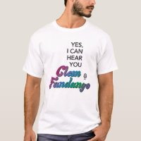 Clem Fandango Funny TV Quote Blue Green T-Shirt