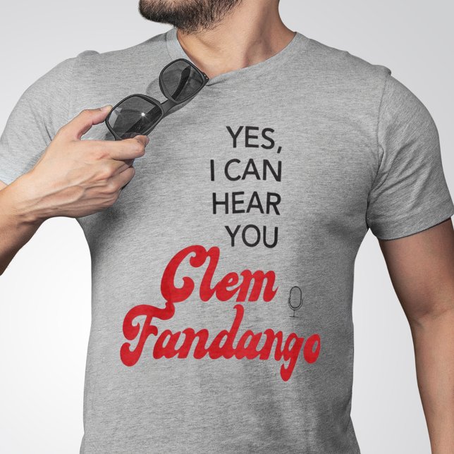 Clem Fandango Funny TV Quote Red T-Shirt (Creator Uploaded)