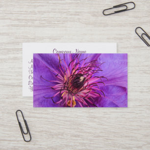 CLEMATIS BUSINESS CARD