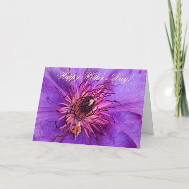 CLEMATIS CARD (Front)