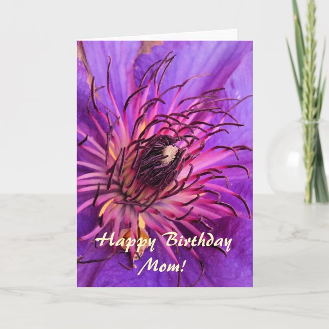 CLEMATIS CARD (Front)
