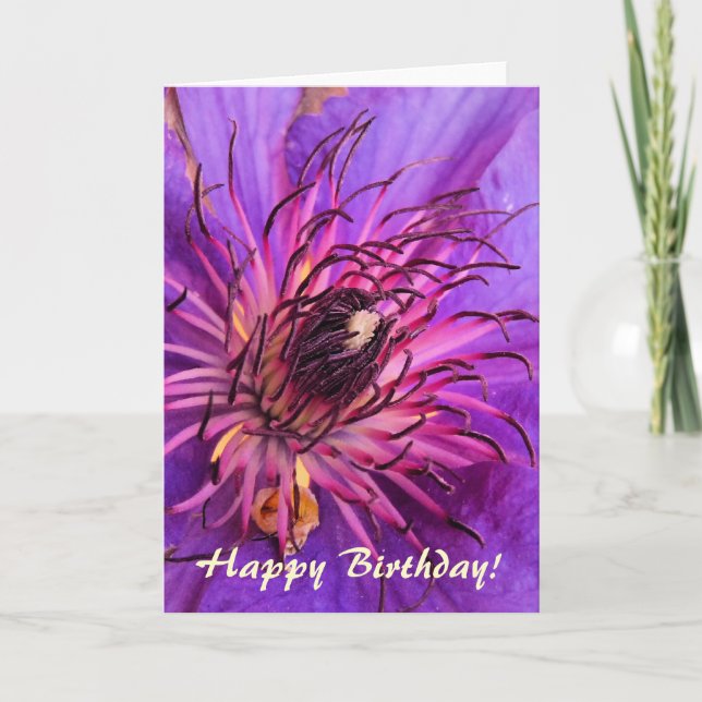 CLEMATIS CARD (Front)