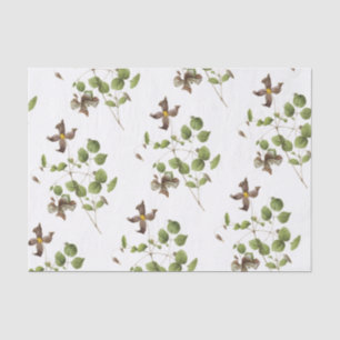 Clematis Flower Pattern Tissue Paper