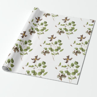 Clematis Flower Pattern Wrapping Paper