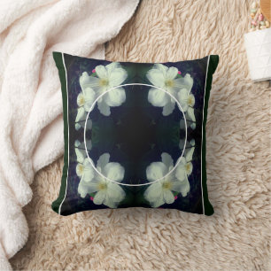 Clematis Flowers Frame Create Your Own Pet Photo Cushion