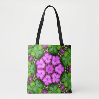 Clematis Kaleidoscope Tote Bag