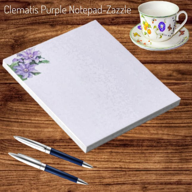 Clematis Purple  Notepad (Creator Uploaded)