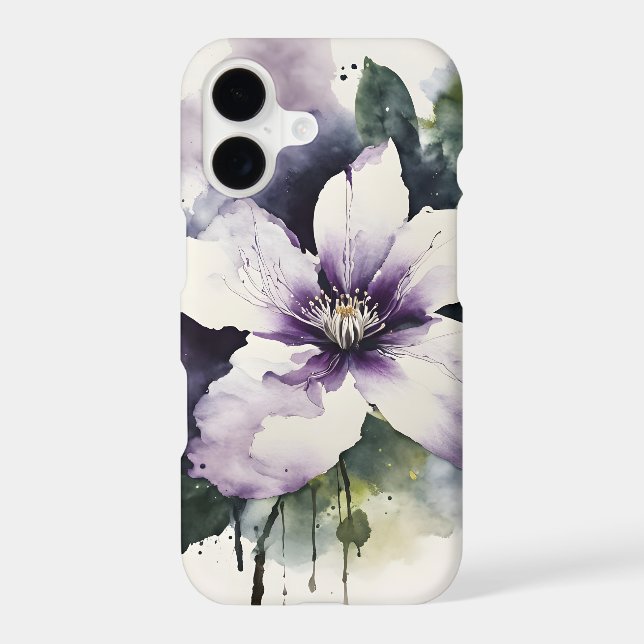 Clematis - Watercolor flowers (Back)