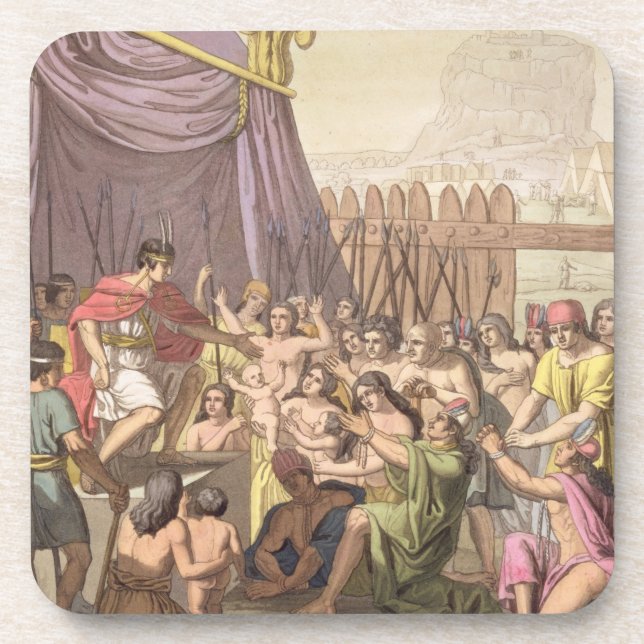 Clemency of Mayta-Capac: offers pardon to conquere Coaster (Front)