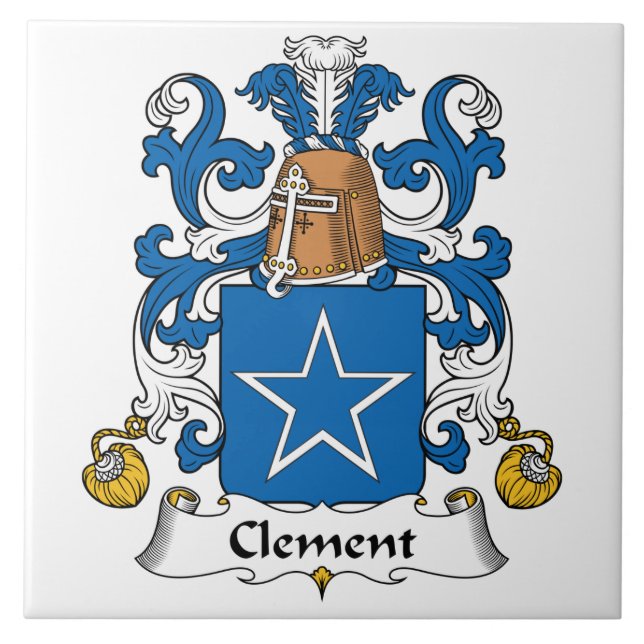 Clement Family Crest Tile (Front)