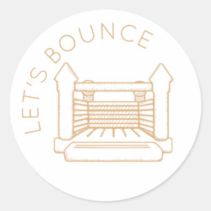 Clementine Bounce House "Let's Bounce" Sticker