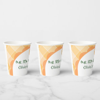 Clementine cutie party cups