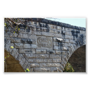 Clements Stone Arch Bridge, Kansas Photo Print