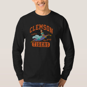 Clemson Tigers Princess Jasmine Black Officially L T-Shirt
