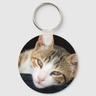 Cleo Cat Keychain