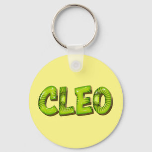 Cleo Name Kiwi Design Schlüsselanhänger Key Ring