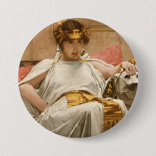 Cleopatra 7.5 Cm Round Badge (Front)