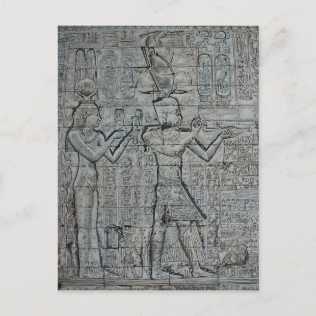 Cleopatra and Caesarion Postcard (Front)
