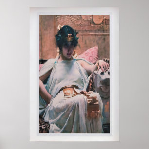 Cleopatra by John William Waterhouse  Vintage Fine Poster