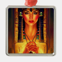 Cleopatra Christmas Ornament
