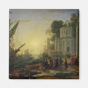 Cleopatra Disembarking at Tarsus, 1642 Magnet