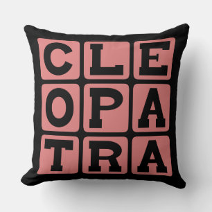 Cleopatra, Egyptian Pharaoh Cushion